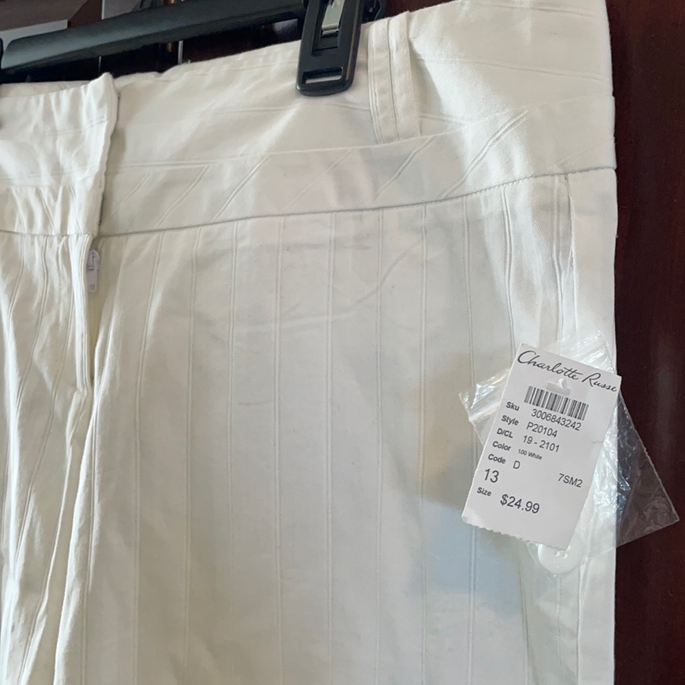 NWT Pinstriped Bermuda Shorts